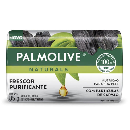 Palmolive Jabón Barra Frescor Purificante Carbón 85 grs