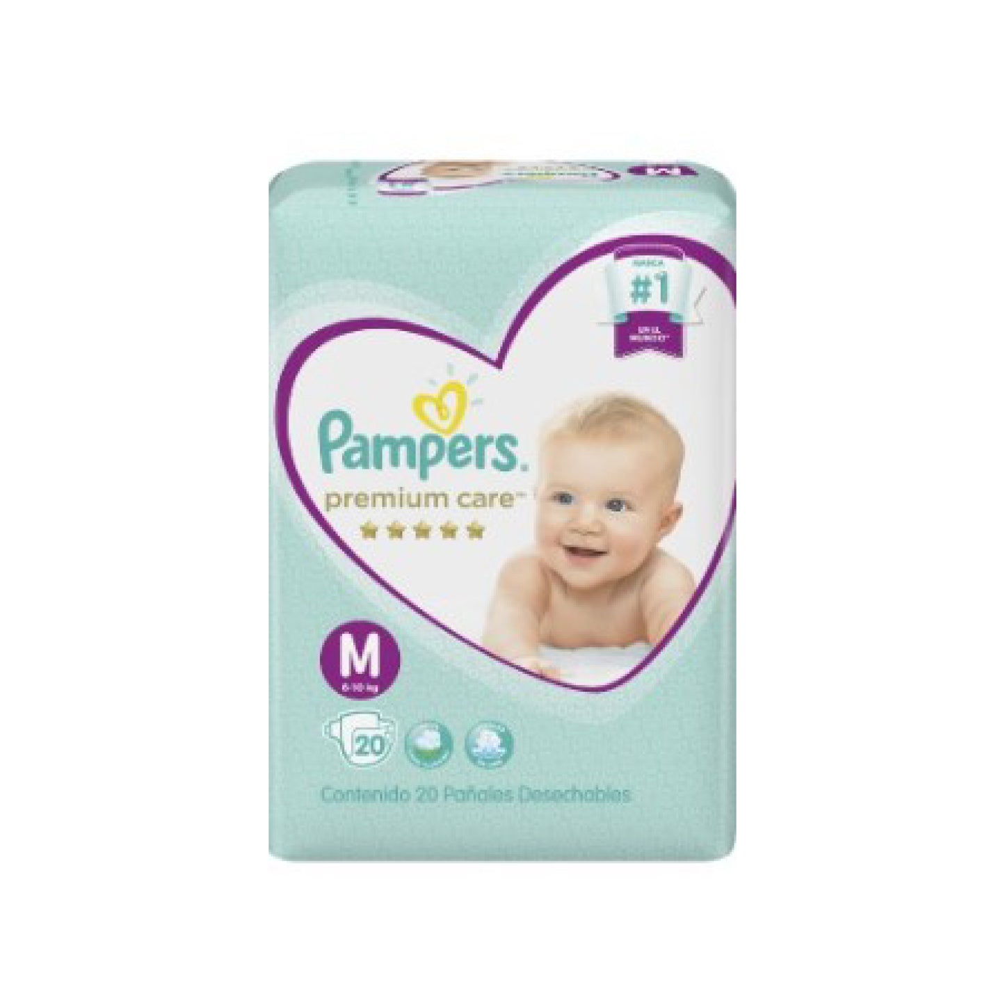 Pampers Premium Care talla M / 20 Unidades