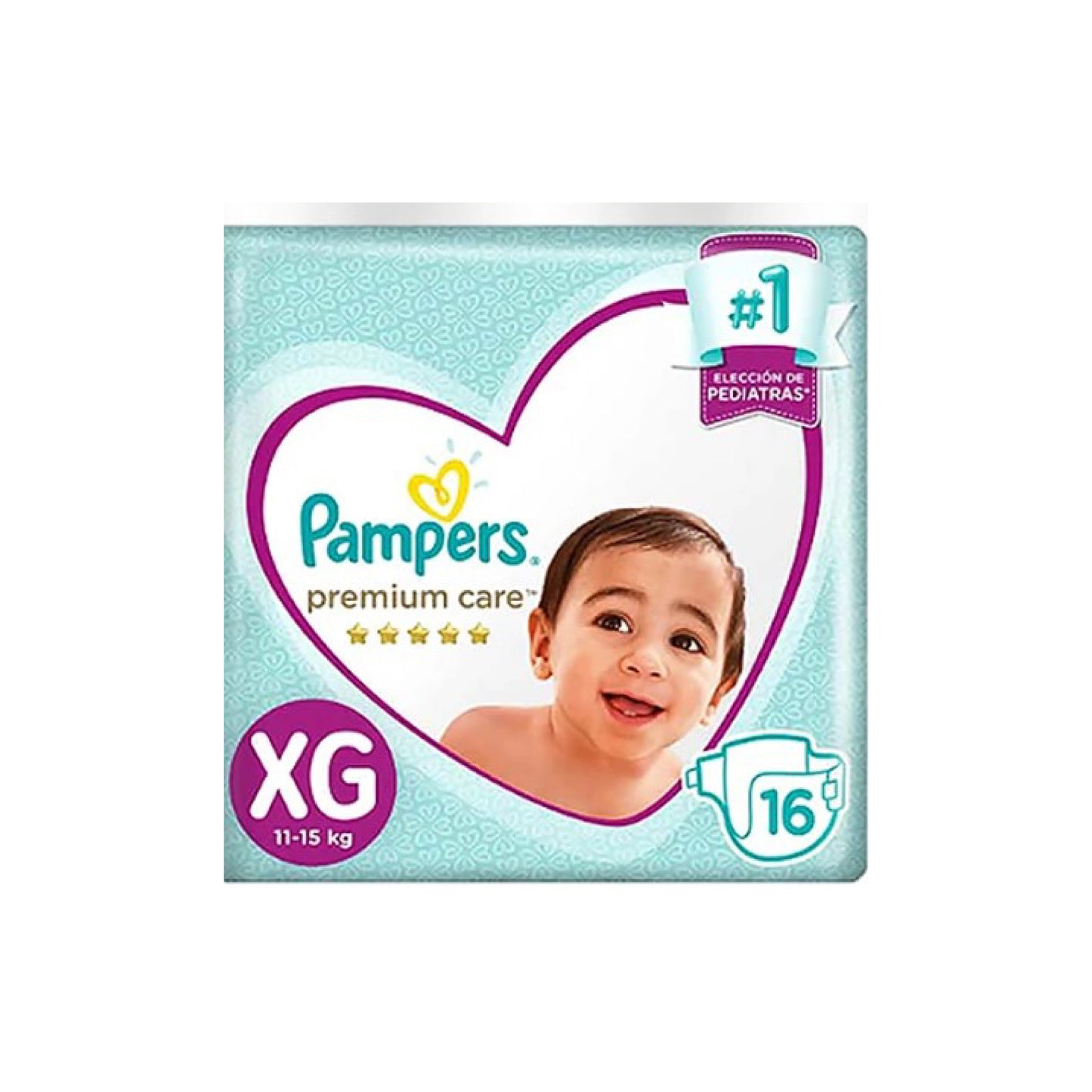 Pampers Premium Care Pañal talla XG / 16 Unidades