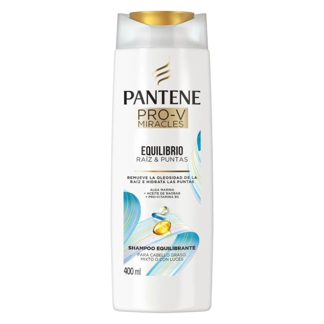 Pantene Shampoo Equilibrio Raíz y Puntas 300 ml