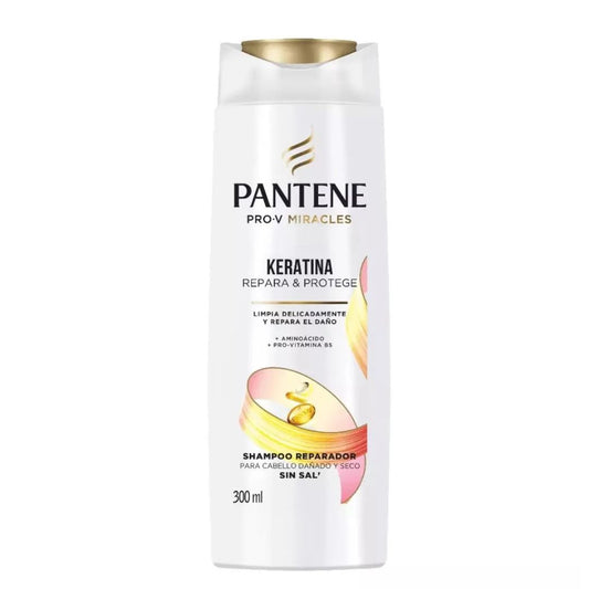 Pantene Shampoo Keratina Repara y Protege 300 ml