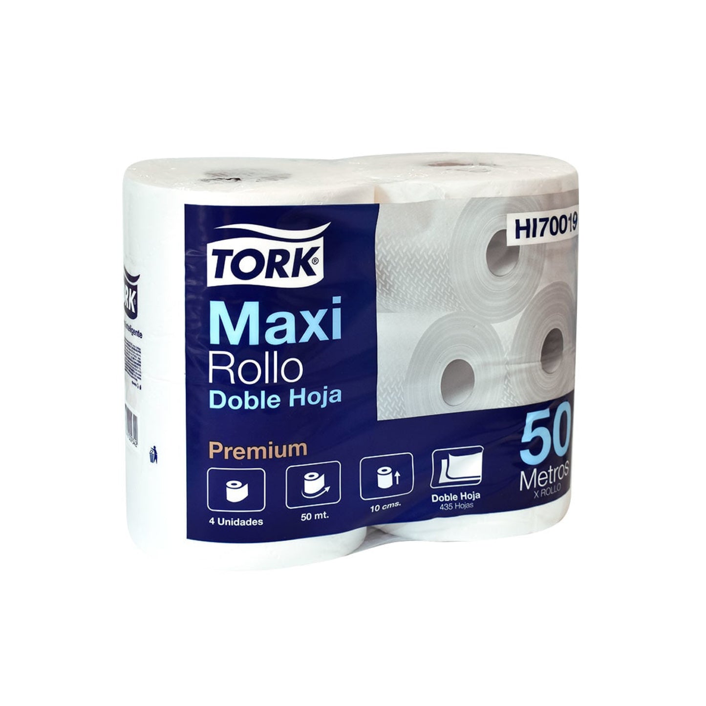 Tork Papel Higiénico 50 Metros x 4 Rollos (8 paquetes - 32 rollos)