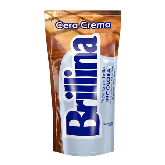 Brillina Cera Crema Incolora 340 ml