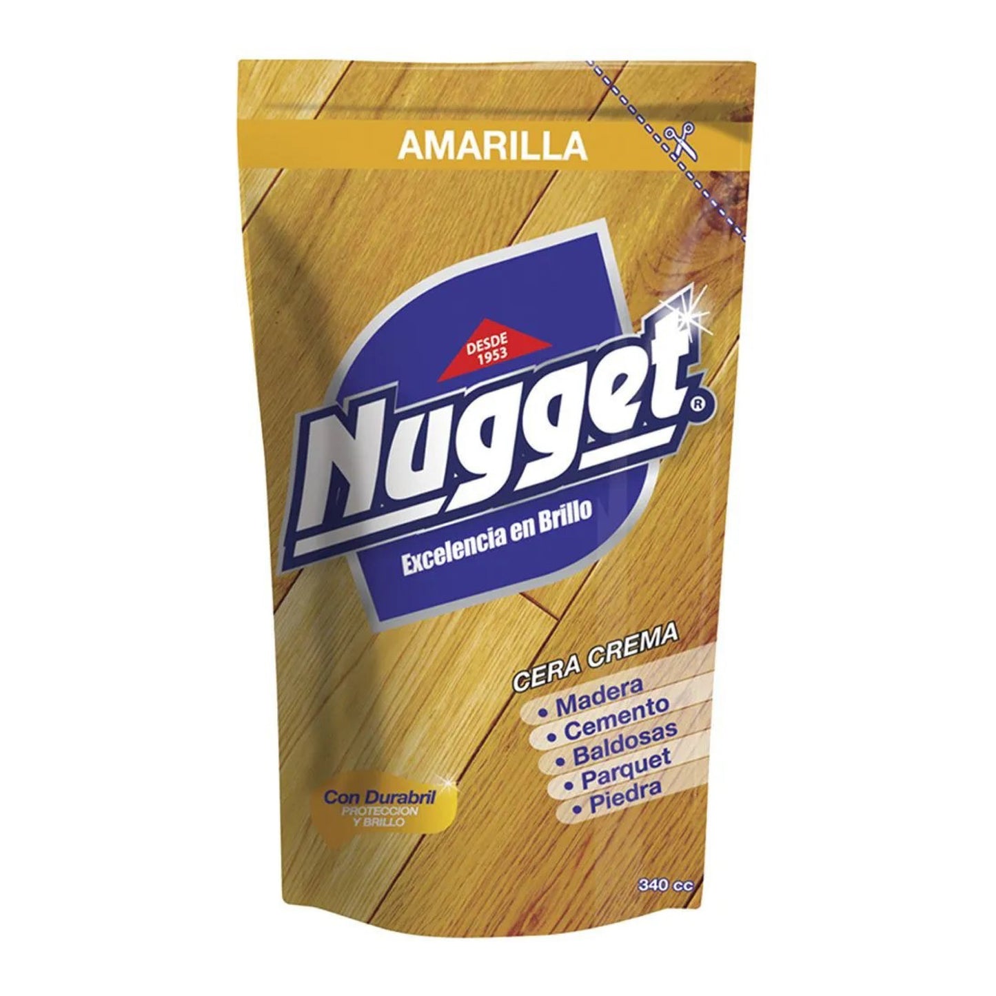 Nugget Cera Crema Amarilla 340 cc