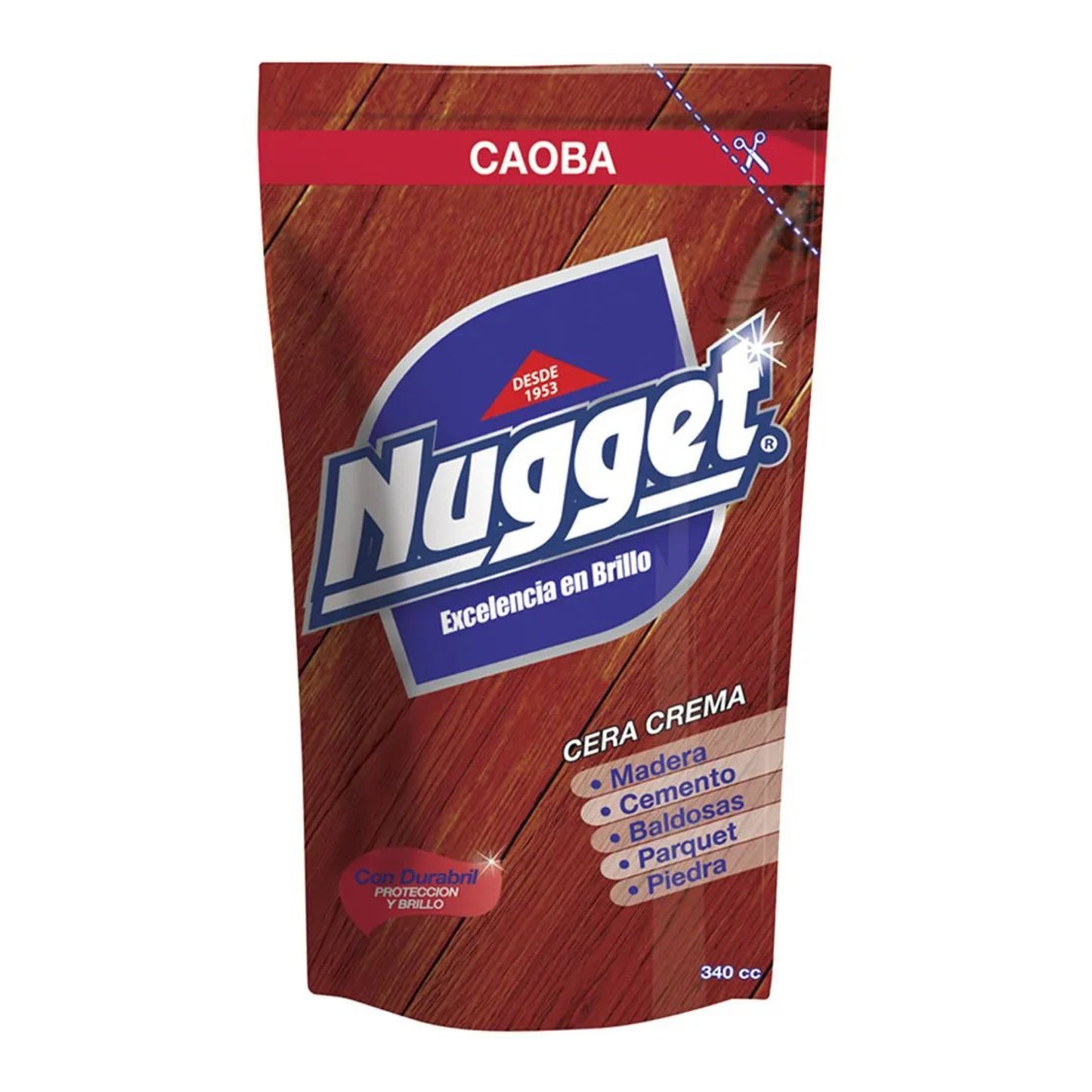 Nugget Cera Crema Caoba 340 cc