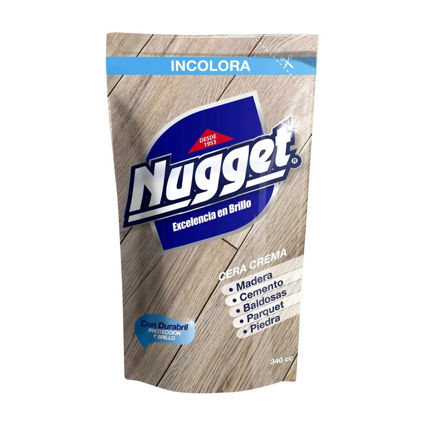 Nugget Cera Crema Incolora 340 cc