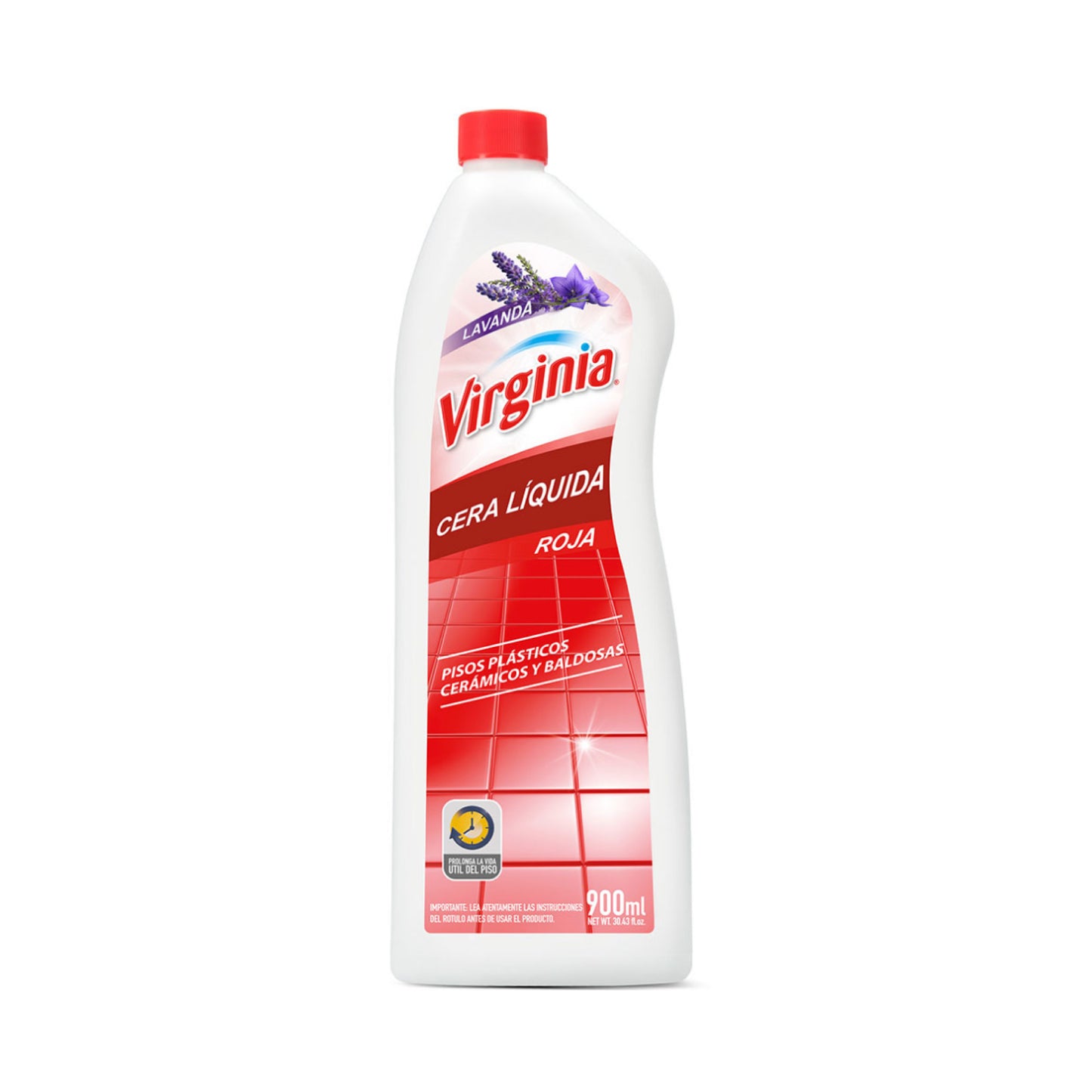 Virginia Cera Líquida Roja 900 ml