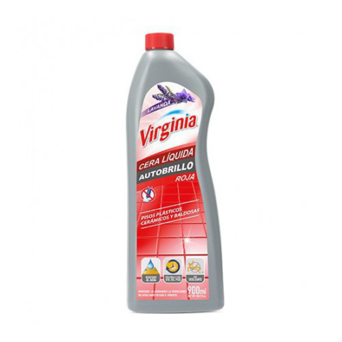 Virginia Cera Líquida Roja Autobrillo 900 ml