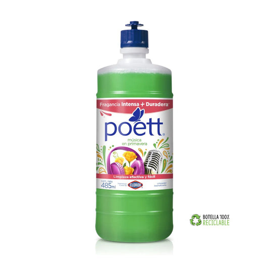 Poett Limpia Piso Música de Primavera 485 ml