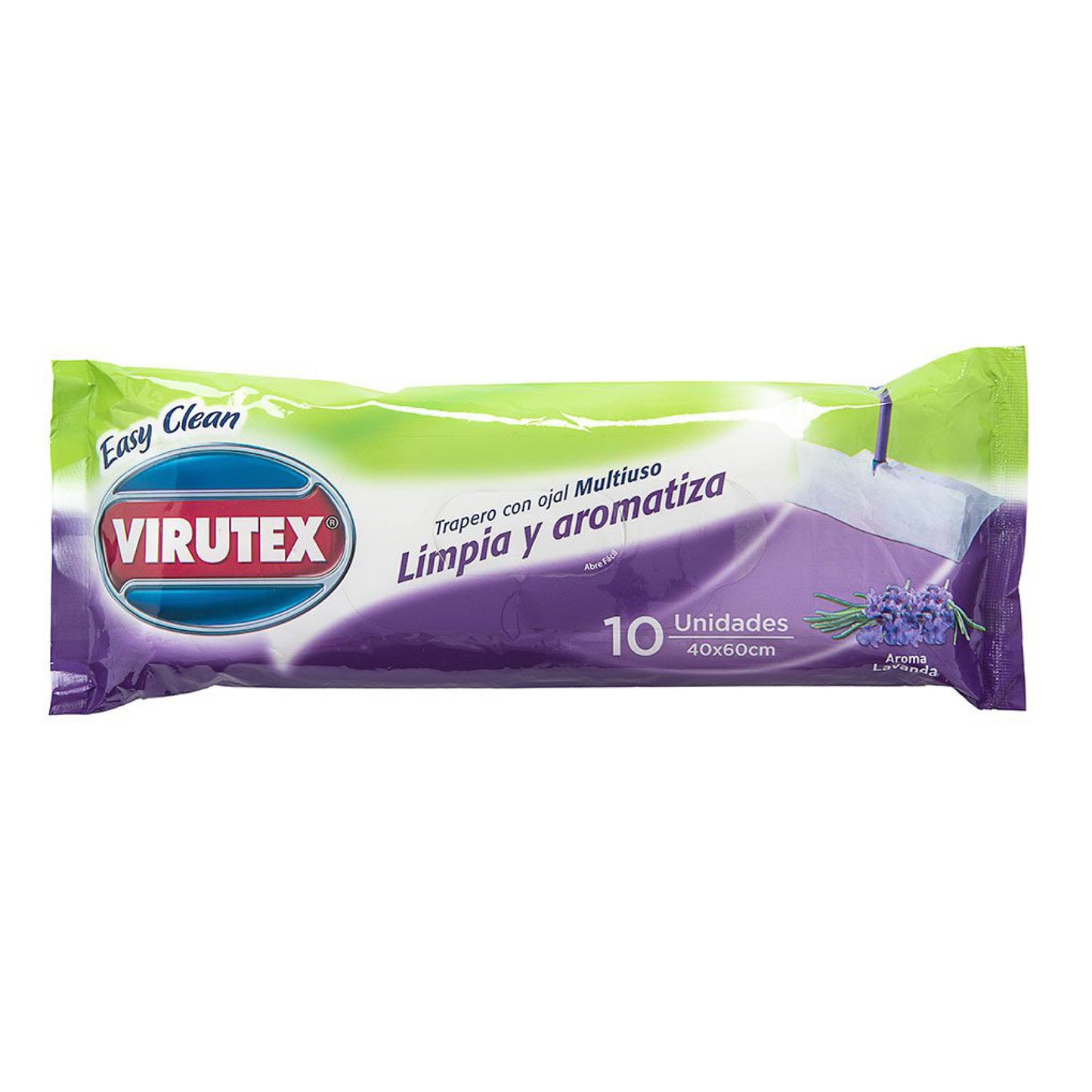 Virutex Trapero Húmedo Multiuso Lavanda 10 Unidades