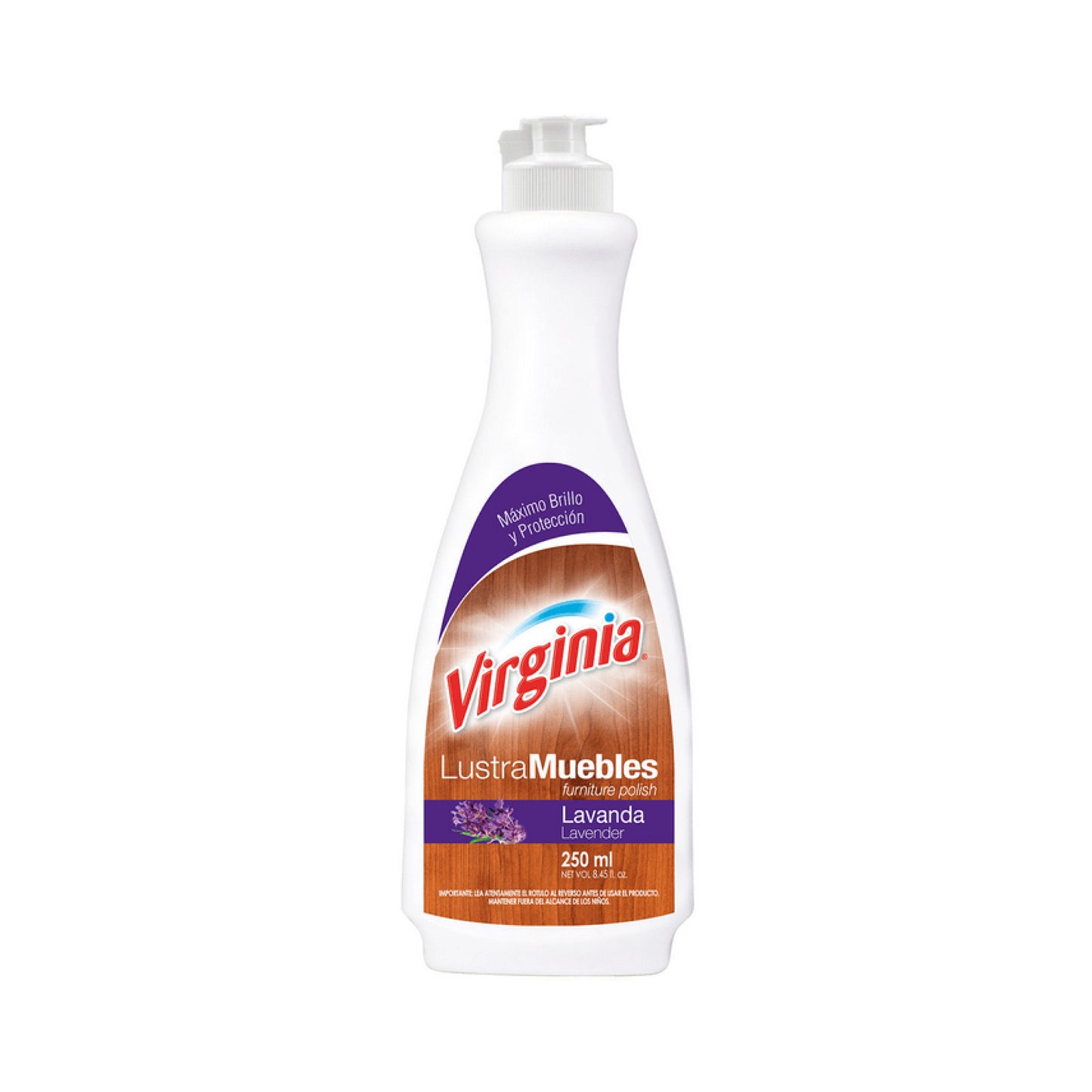 Virginia Lustra Muebles Crema Lavanda 250 ml