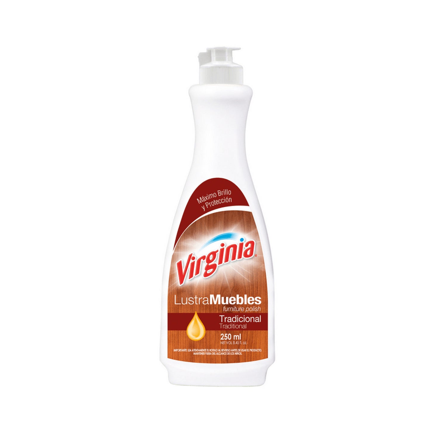 Virginia Lustra Muebles Crema Tradicional 250 ml