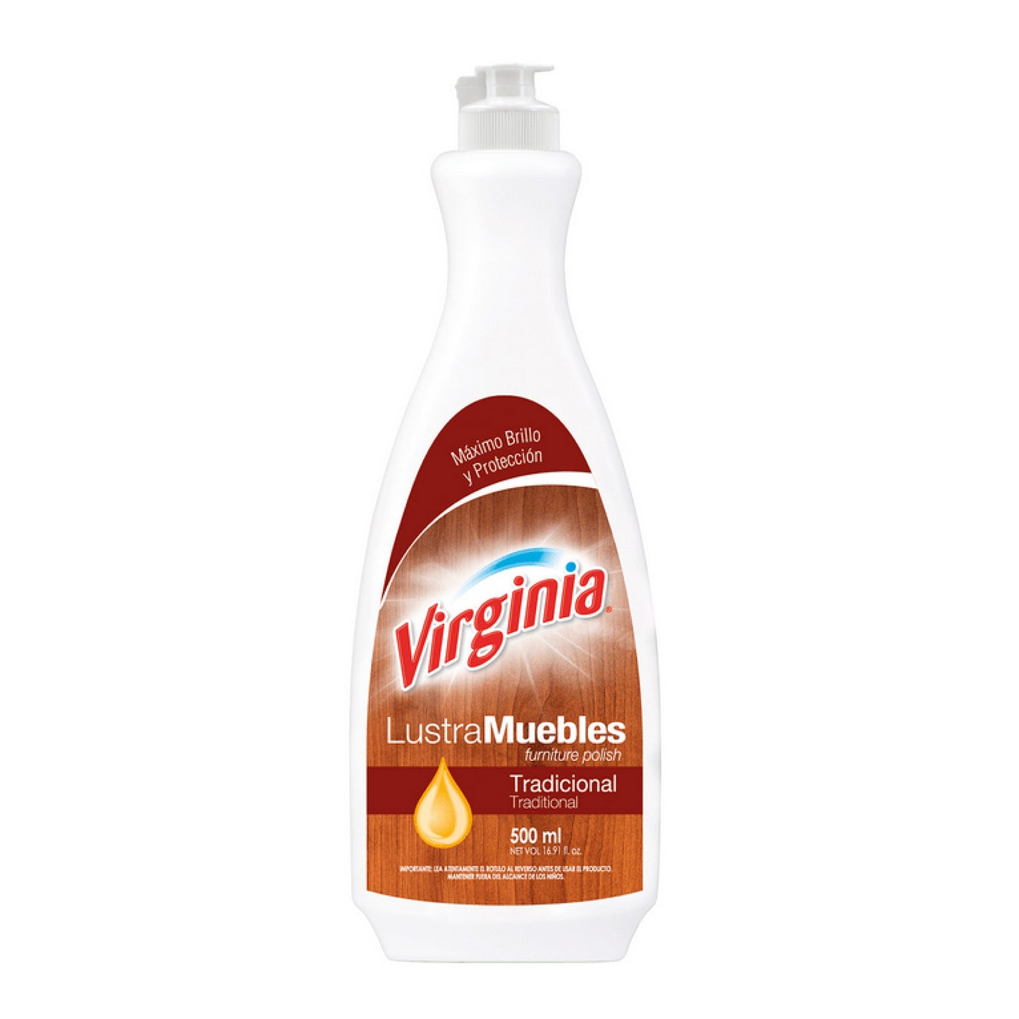 Virginia Lustra Muebles Crema Tradicional 500 ml