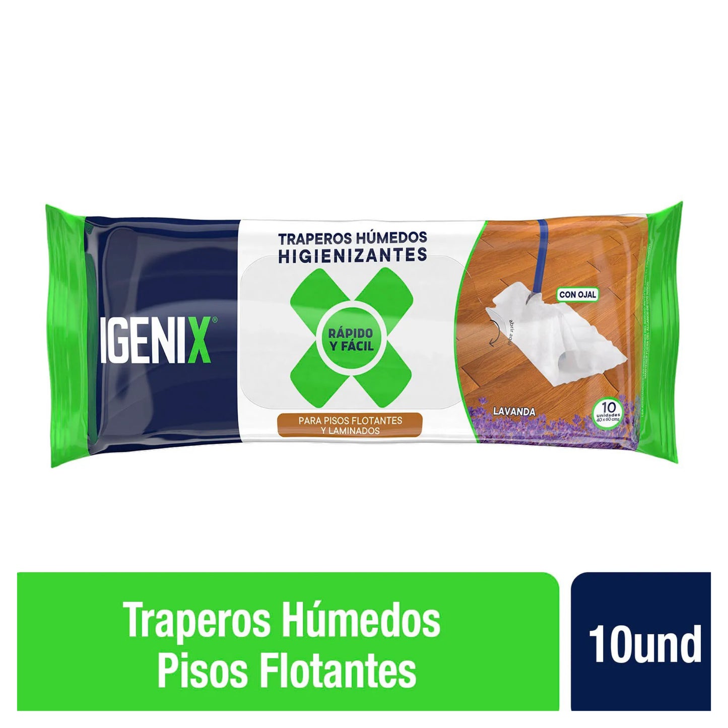 Igenix Trapero Húmedo Piso Flotante 10 Unidades