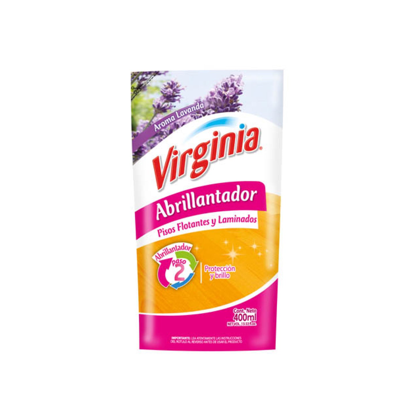 Virginia Abrillantador Piso Flotante Recarga 400 ml