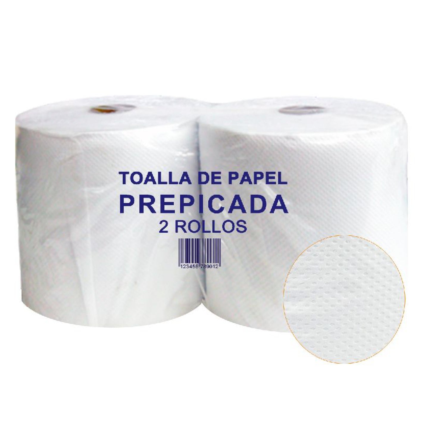 Toalla Prepicada 120 Metros x 2 Rollos