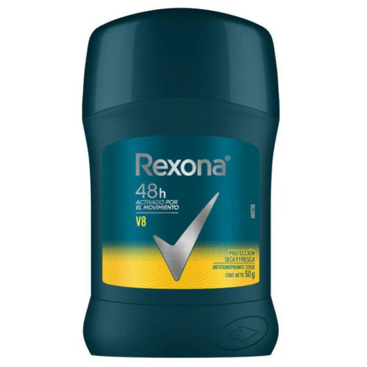 Rexona Barra Varón V8 50 grs