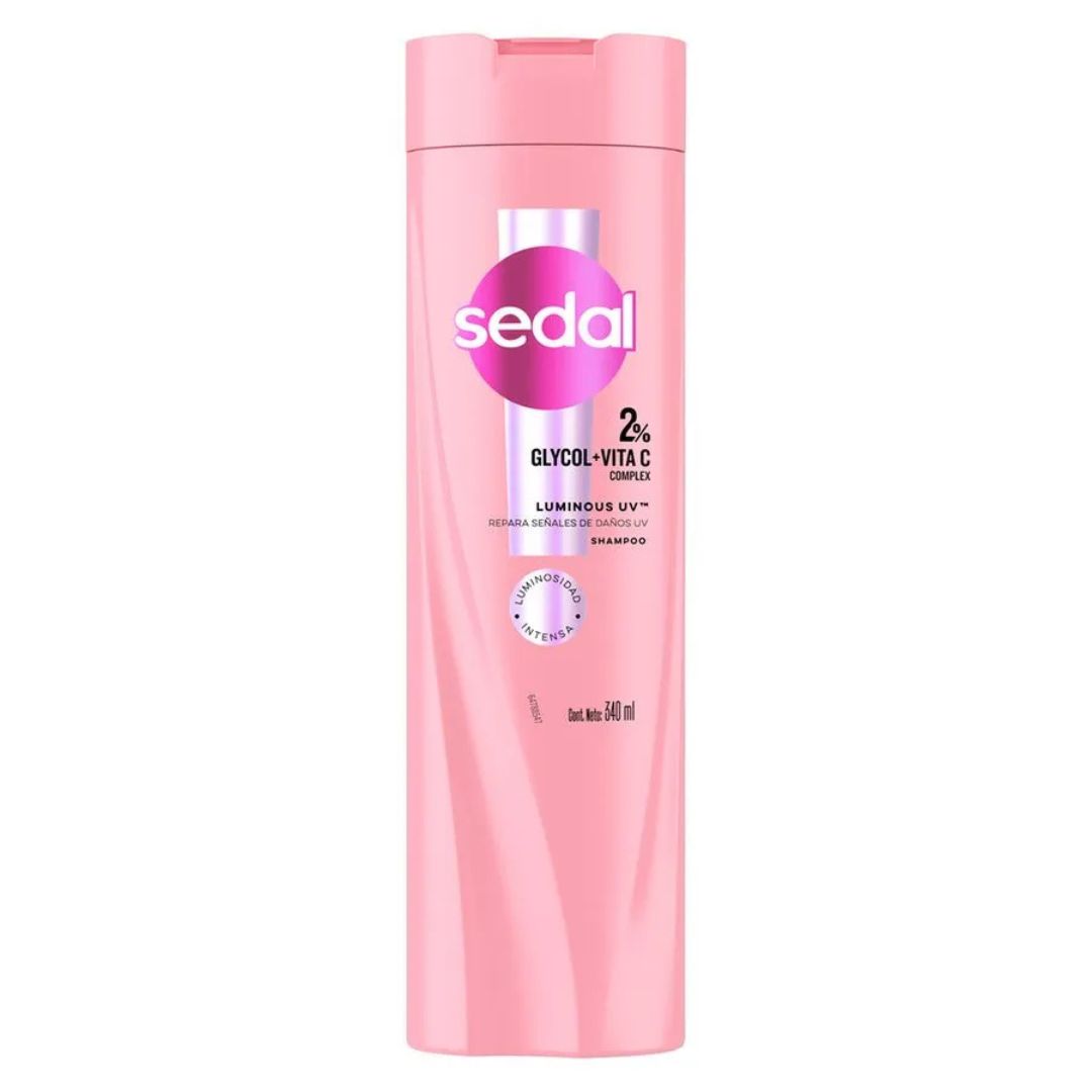 Sedal Shampoo Luminous UV Glycol + Vita C 340 ml