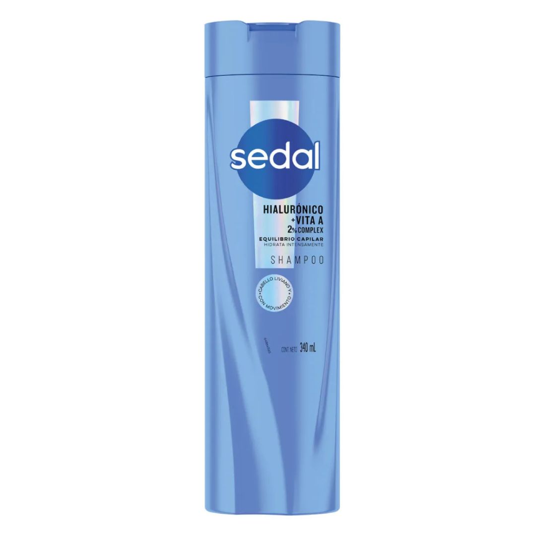 Sedal Shampoo Equilibrio Capilar Hialurónico + Vita A 340 ml