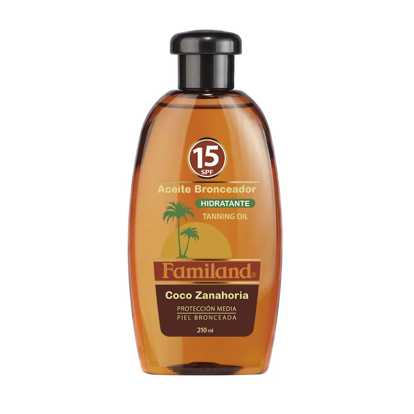 Familand Aceite bronceador coco zanahoria 210 ml