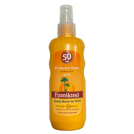 Familand Protector Solar Spf50 Monoi De Tahiti Gatillo 190 Ml