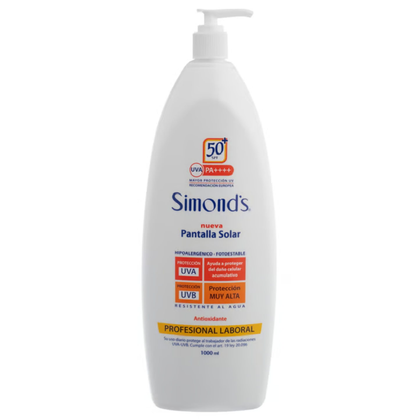 Simonds solar crema 50spf 1000 ml