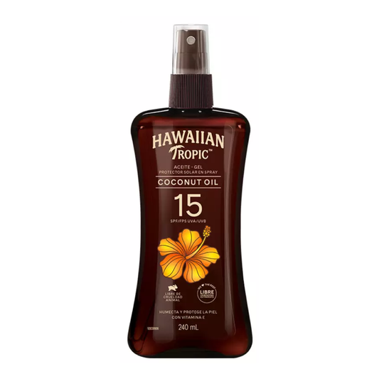 Hawaiian Tropic Aceite Gel coco spf 15 240 ml