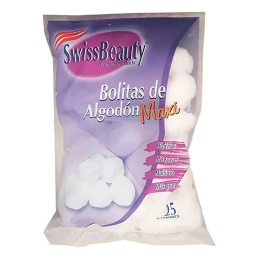 Swiss Copos de Algodón / 25 unidades