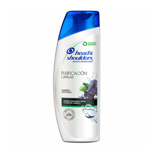 H & S Shampoo Purificación Capilar Carbón 375 ml