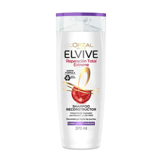 Elvive Shampoo Reparación Total Extreme 370 ml